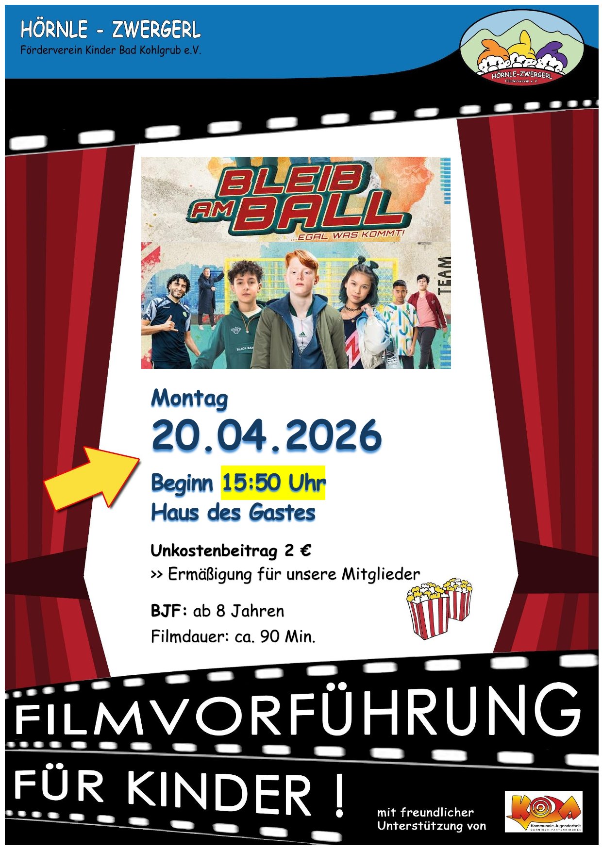 Kinotermine Schuljahr 24/25